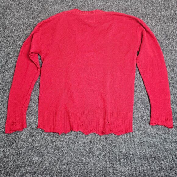 Current/Elliott Destroyed Cashmere Blend V neck Sweater NWT size 0 - Picture 6 of 6